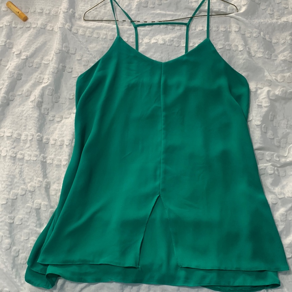 Green tank top womens